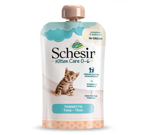 Schesir gatto kitten care tonno 150g Schesir gatto kitten care tonno 150g